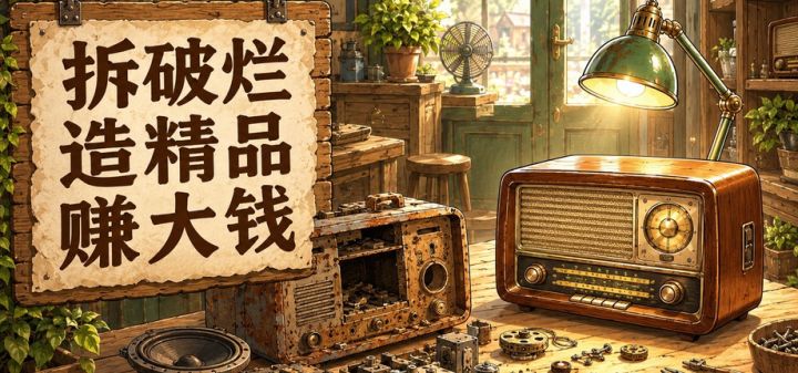 拆破烂造精品赚大钱 封面