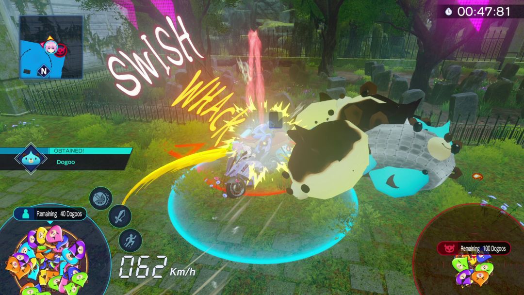 Neptunia Riders VS Dogoos游戏截图