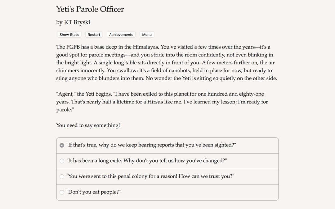 Yeti's Parole Officer游戏截图