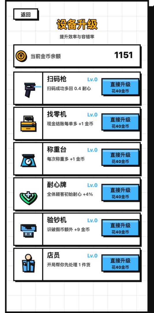 收银员冲冲冲游戏截图
