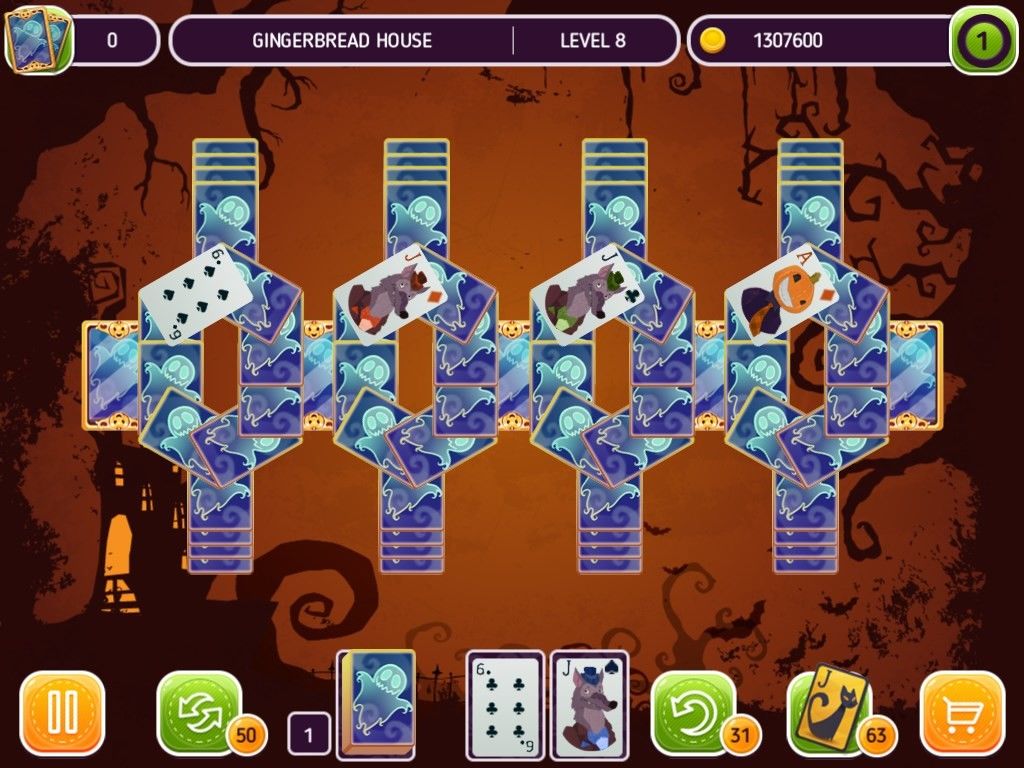 Solitaire Halloween Story游戏截图