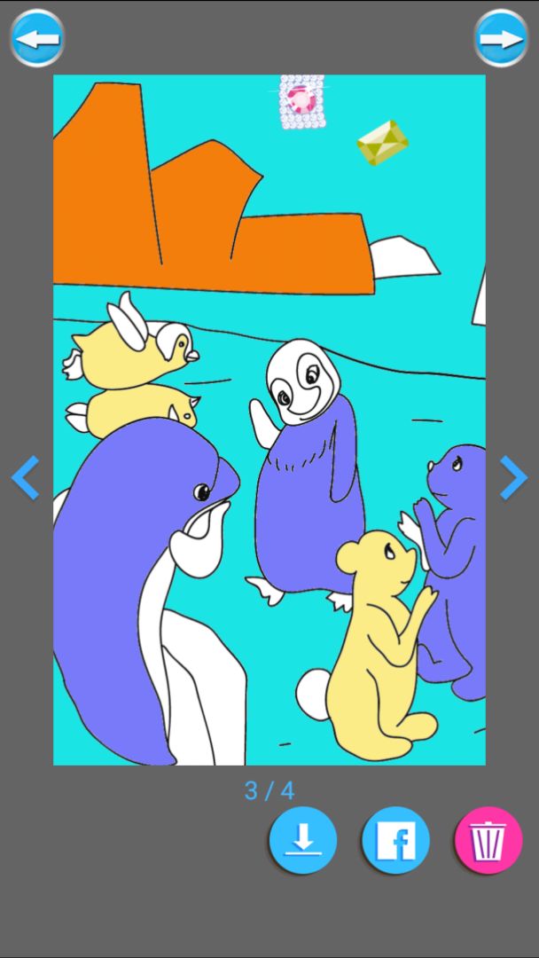 涂色书游戏截图