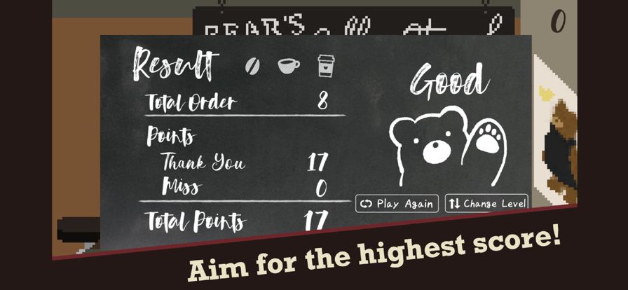 Bear's Coffee Stand游戏截图