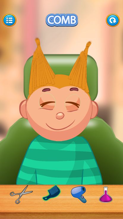 儿童游戏/金发剪游戏截图