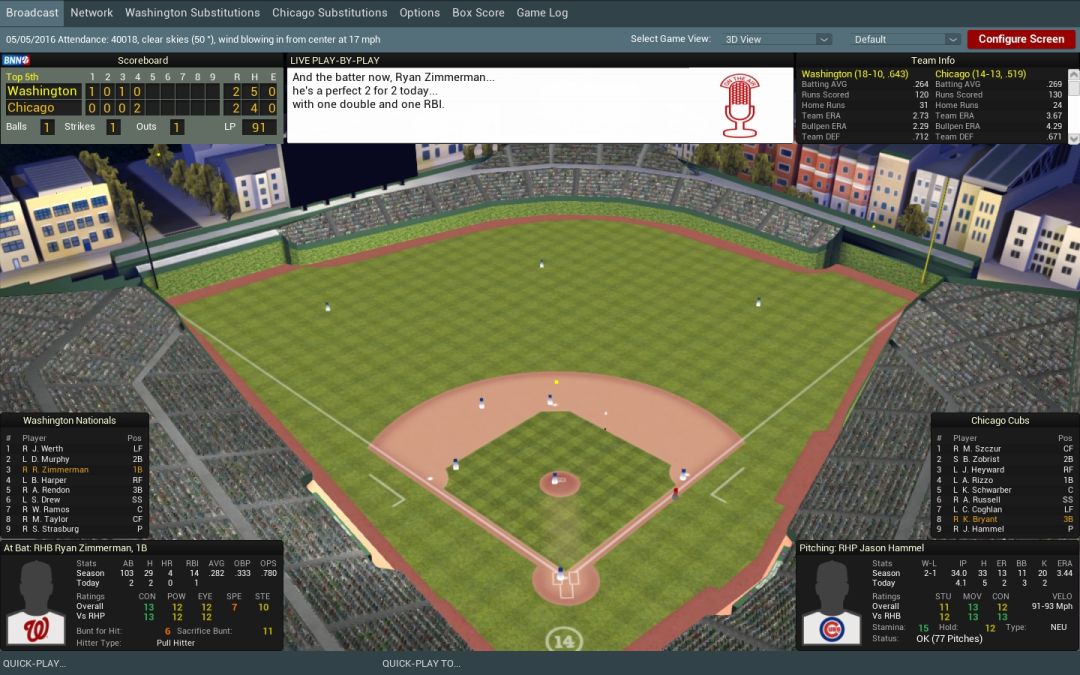 Out of the Park Baseball 17游戏截图