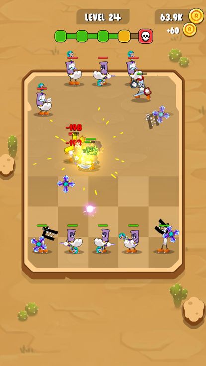 Merge Alphabet Battle游戏截图