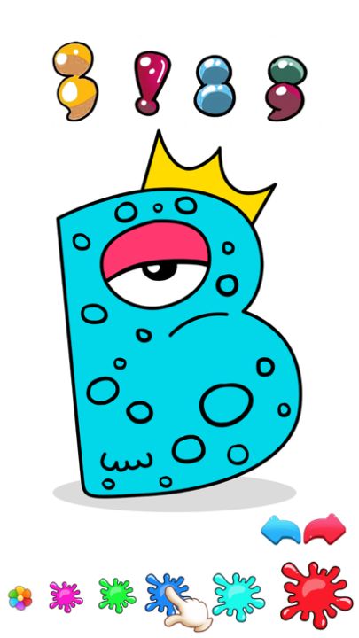 Coloring Alphabet Book Game游戏截图