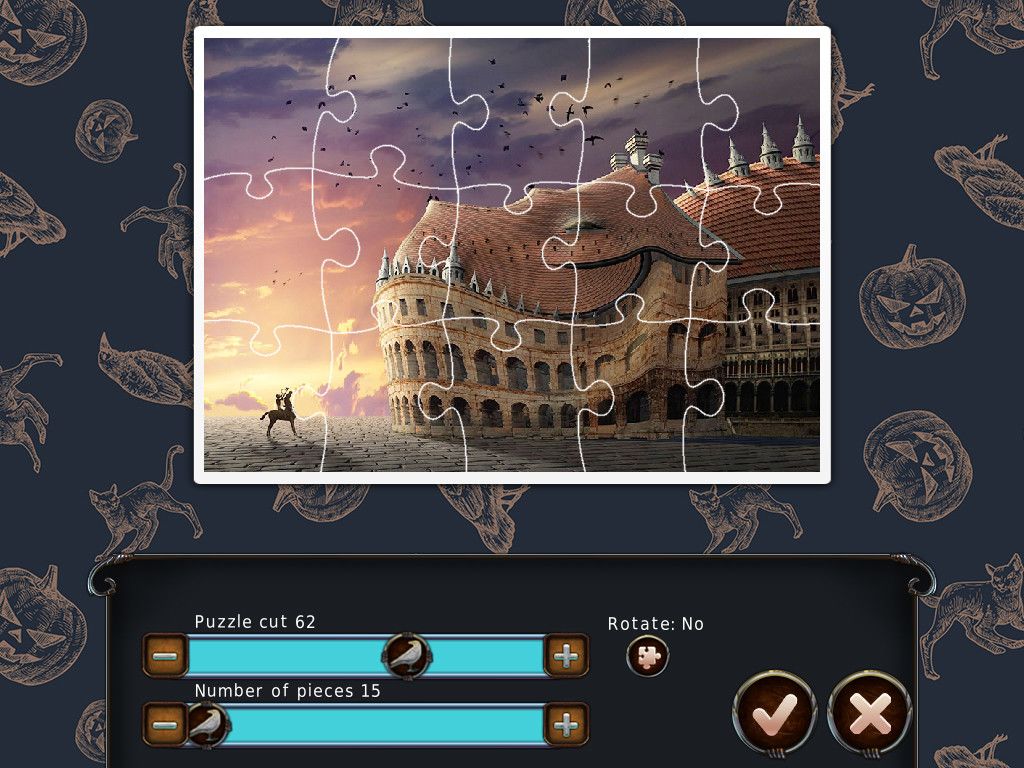 1001 Black Raven Jigsaw游戏截图