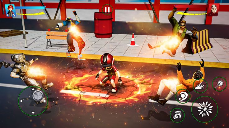 Fire Hero Ice superhero游戏截图