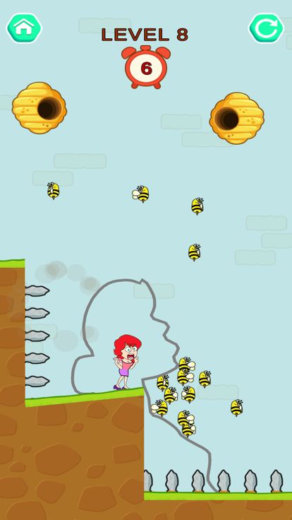 Rescue Girl - Draw To Save游戏截图