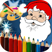 Christmas Santa Coloring Pages -Kids Coloring Book