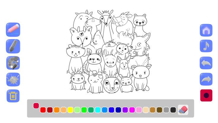Animals Book Color游戏截图