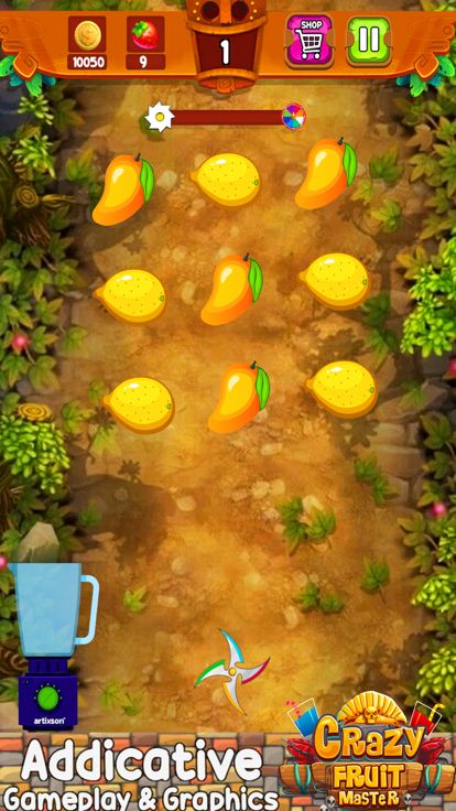 Crazy Juice Fruit Cutting Game游戏截图