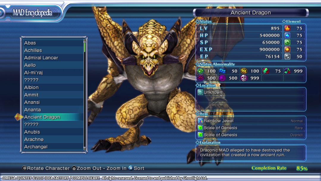 Omega Quintet游戏截图