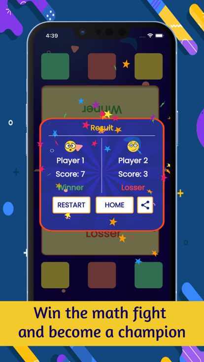 Math Fight 2Player Game游戏截图