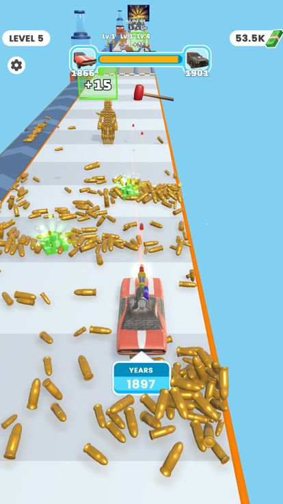 Minigun Run 3D游戏截图