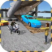 Modern Car Transporter planeicon