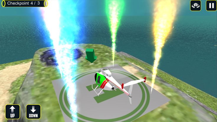 Flying Superhero Helicopter 3D游戏截图