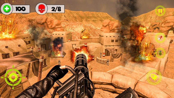Gunship Gunner Gun Games 2023游戏截图