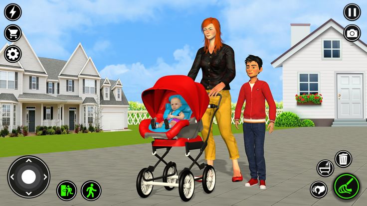 Working Mother Baby Simulator游戏截图