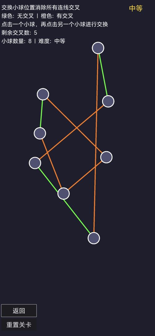 不要交叉!游戏截图