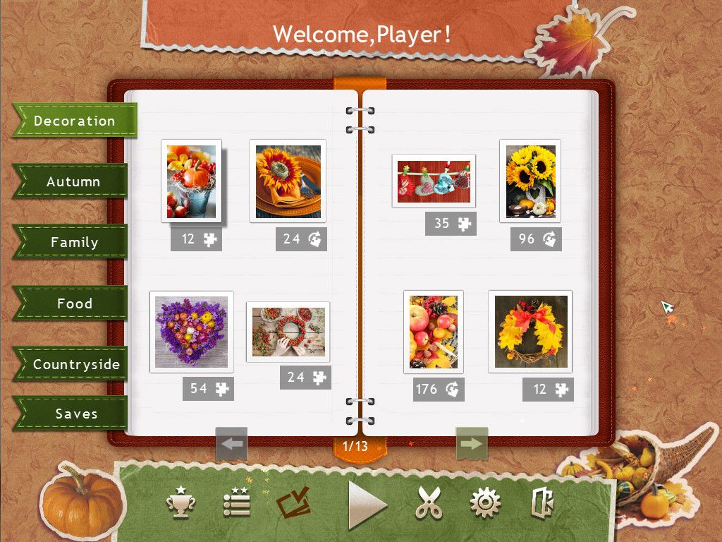 Holiday Jigsaw Thanksgiving Day游戏截图