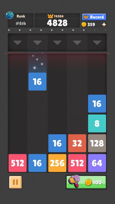 Drop The Number : Merge Puzzle游戏截图