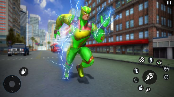 Amazing Rope Hero - Crime City游戏截图