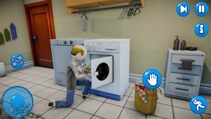 火柴人爸爸梦想的家庭生活游戏截图