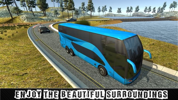 Real City Coach Bus Driver Simulator 3D游戏截图