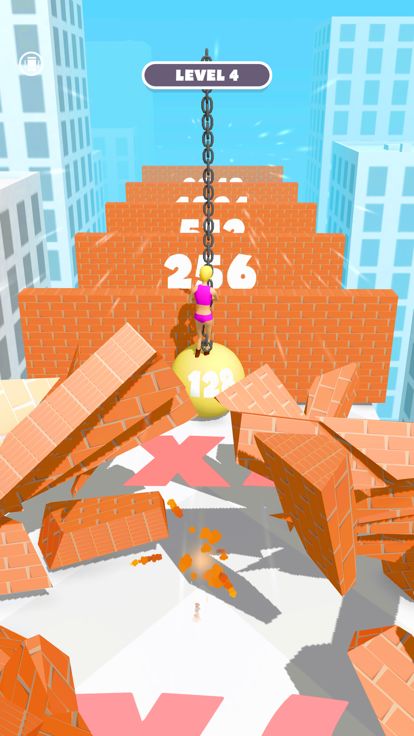 Wrecking Ball 2048游戏截图