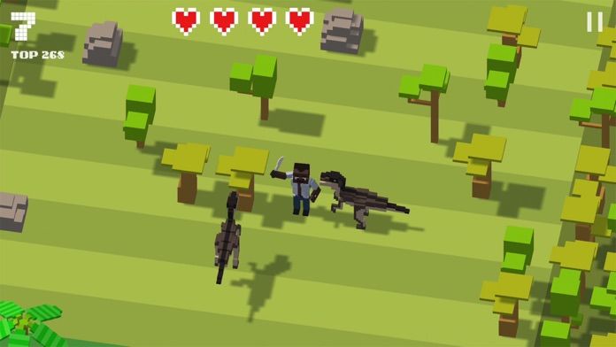Jurassic Hopper: Crossy Dino游戏截图