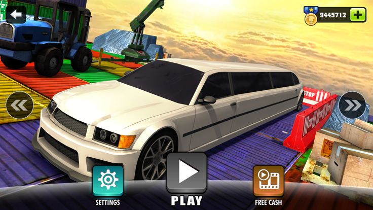 Limousine Car Driving Simulator - Impossible Track游戏截图