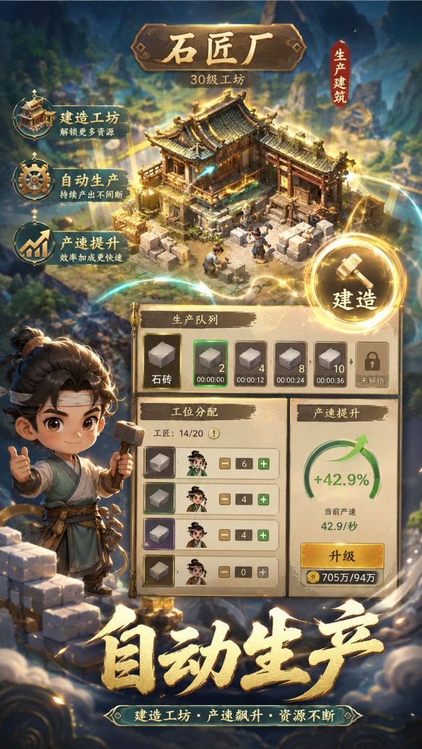 放置：摆摊养宗门游戏截图