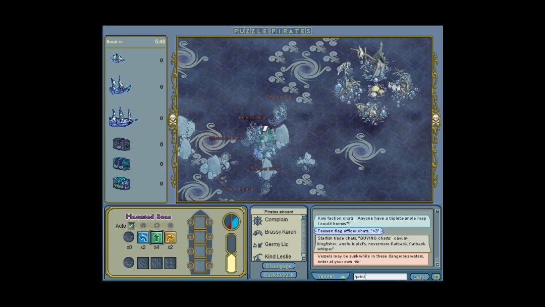 Puzzle Pirates: Dark Seas游戏截图