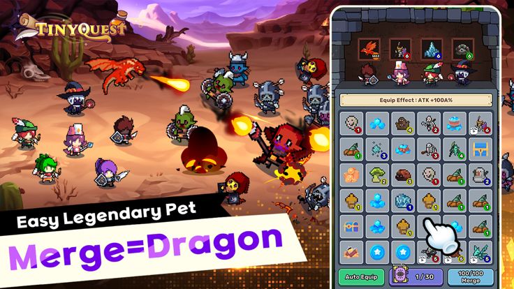 小任务 : 放置角色扮演游戏游戏截图