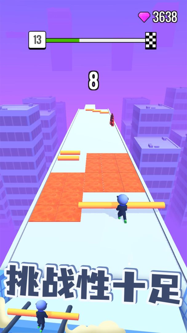 屋顶棍棍侠游戏截图