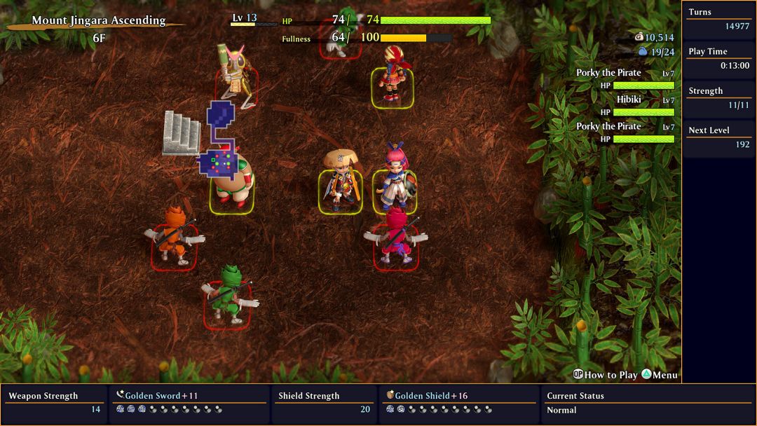 千变的迷宫 风来的希炼6 蛇蜷岛探险谭游戏截图