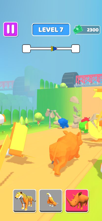 Animal Transform Race-Epic Run游戏截图