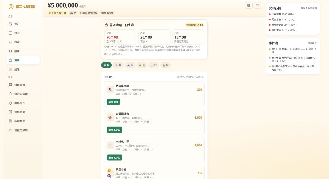 富二代模拟器游戏截图