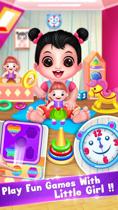 Cute Girl Daycare & Dress up游戏截图