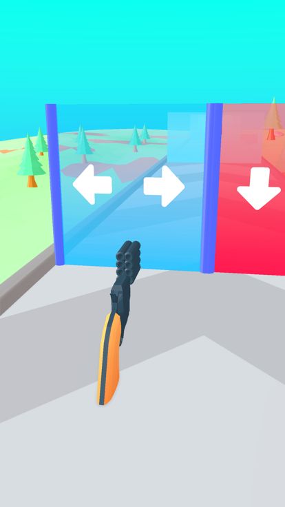 Multibarrel Gun Run游戏截图