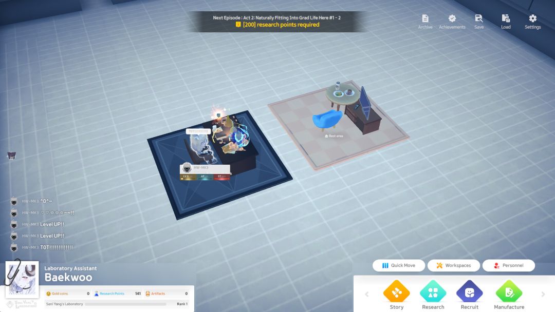 萨妮羊研究室游戏截图