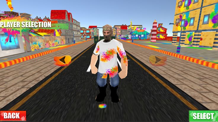 Paintball shoot 3d color war游戏截图
