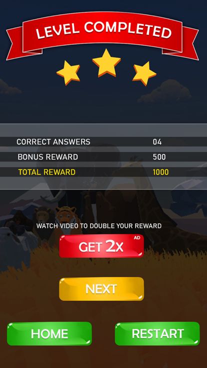 Guess the Animal Quiz Game游戏截图