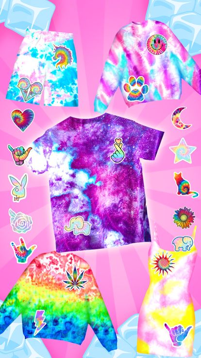 Ice Tie Dye - Fashion Art游戏截图