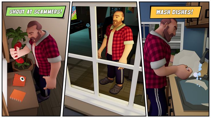 Angry Dad: Arcade Simulator游戏截图