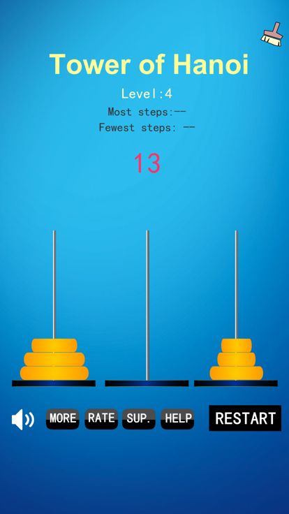Tower of Hanoi Game Puzzle游戏截图