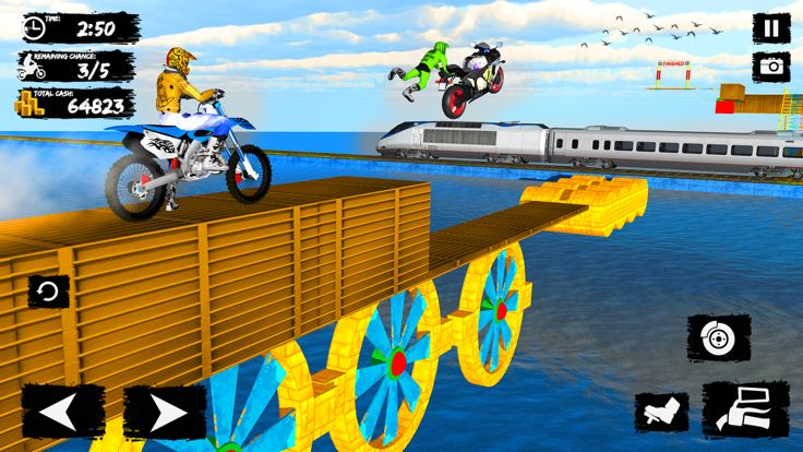 Mega Ramp Bike Stunt Race 3D游戏截图