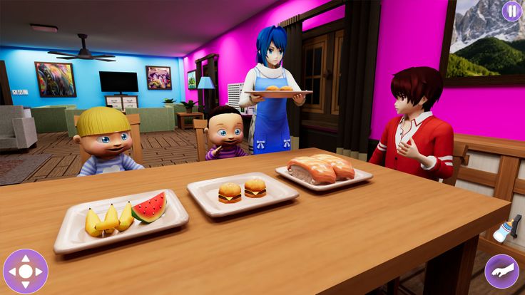 Twin Baby Life Simulator Game游戏截图